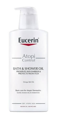 Eucerin AtopiControl Олія очищаюча для атопічної шкіри тіла 400 мл 1 флакон loading=