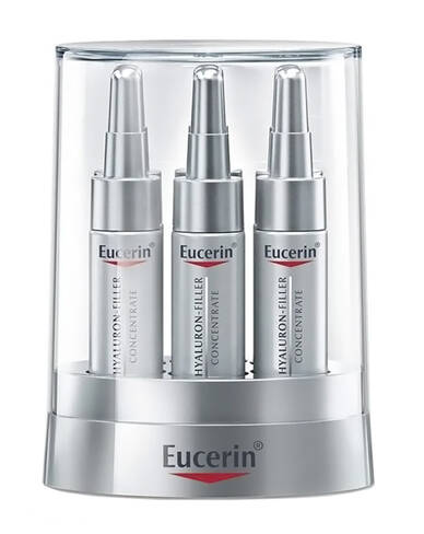Eucerin Hyaluron-Filler Концентрат проти глибоких зморшок 5 мл 6 ампул