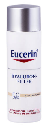 Eucerin Hyaluron-Filler CC Крем денний проти зморшок SPF 15 світлий відтінок 50 мл 1 флакон