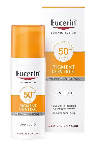 Eucerin Sun Protection Флюїд сонцезахисний для обличчя проти гіперпігментації SPF-50+ 50 мл 1 флакон