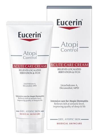 Eucerin AtopiControl Крем інтенсивний заспокоюючий для атопічної шкіри в період загострення 100 мл 1 туба