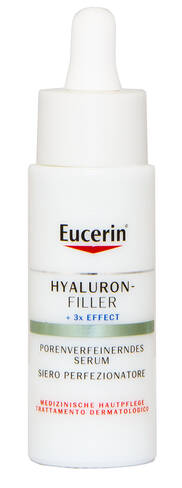 Eucerin Hyaluron-Filler Сироватка для вдосконалення структури шкіри, звуження пор та пом'якшення перших зморшок 30 мл 1 флакон