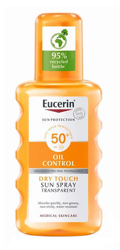 Eucerin Sun Protection Спрей сонцезахисний прозорий SPF-50 200 мл 1 флакон loading=