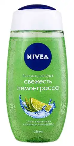 Nivea Гель-догляд для душу Свіжість Лемонграсу 250 мл 1 флакон
