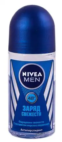 Nivea Men Дезодорант-антиперспірант кульковий Заряд свіжості 50 мл 1 флакон