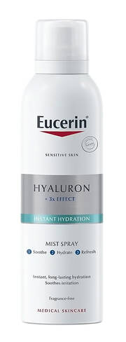 Eucerin Зволожуючий спрей з гіалуроном для чутливої шкіри 150 мл 1 флакон