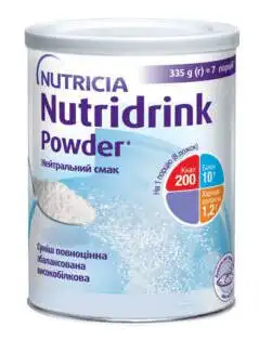 Nutricia Nutridrink Powder з нейтральним смаком 335 г 1 банка