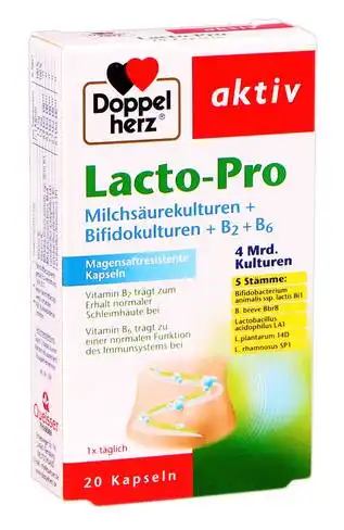 Doppel herz aktiv Лакто-Про капсули 20 шт