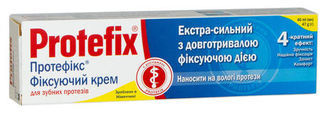 Protefix Крем фіксуючий для зубних протезів 47 г 1 туба