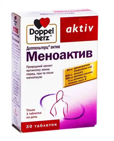 Doppel herz aktiv Меноактив таблетки 30 шт