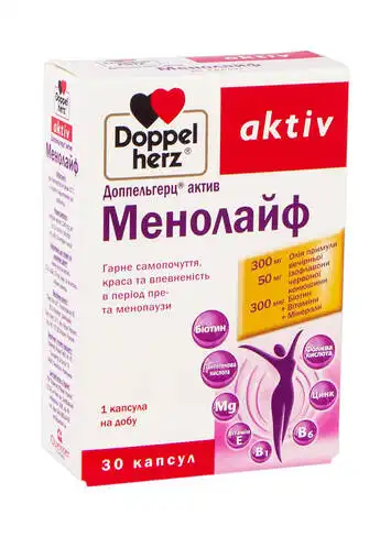 Doppel herz aktiv Менолайф капсули 30 шт