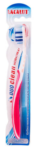 Lacalut Duo Clean Зубна щітка середньої жорсткості 1 шт loading=