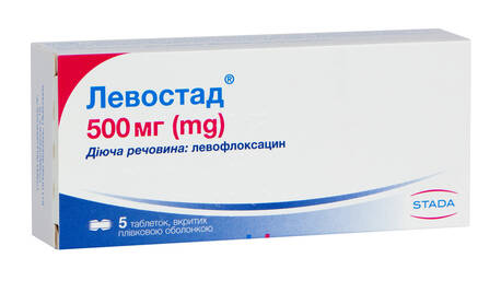 Левостад таблетки 500 мг 5 шт