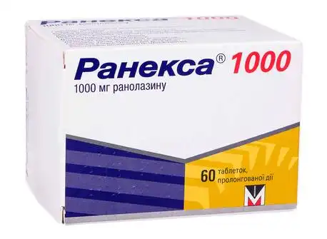 Ранекса 1000 таблетки 1000 мг 60 шт