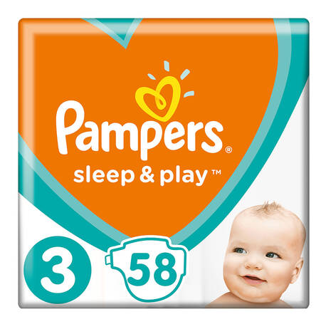 Pampers Sleep & Play 3 Midi Підгузки дитячі 4-9 кг 58 шт