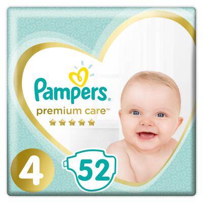 Pampers Premium Care 4 Maxi Підгузки дитячі 9-14 кг 52 шт