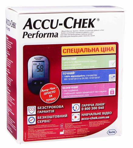 Accu-Chek Performa Глюкометр портативний 1 шт loading=