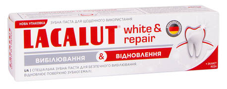 Lacalut white & repair Зубна паста 75 мл 1 туба