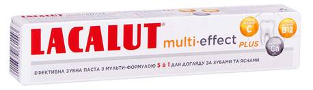 Lacalut multi-effect Plus Зубна паста 75 мл 1 туба