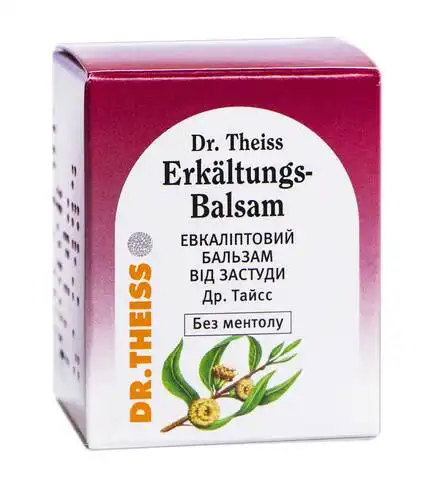 Евкаліптовий бальзам від застуди Др.Тайсс 20 г 1 банка