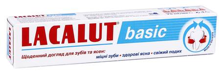 Lacalut basic Зубна паста 75 мл 1 туба