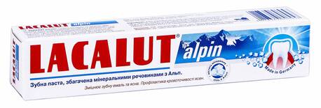Lacalut alpin Зубна паста 50 мл 1 туба