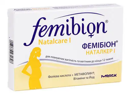 Фемібіон Наталкер 1 таблетки 30 шт