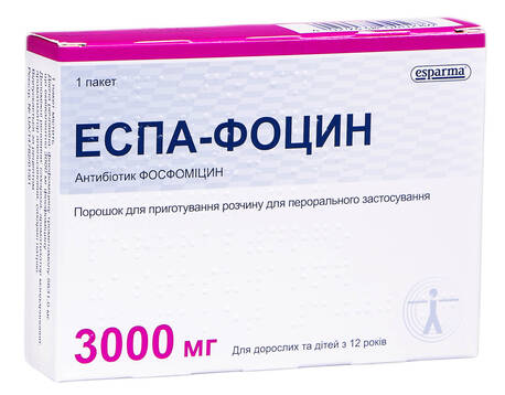 Еспа-Фоцин порошок для орального розчину 3000 мг 8 г 1 пакет