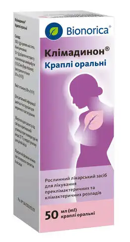 Клімадинон краплі оральні 50 мл 1 флакон