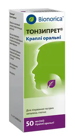 Тонзипрет краплі оральні 50 мл 1 флакон