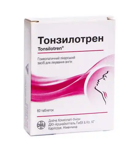 Тонзилотрен таблетки 60 шт