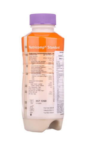 Нутрікомп стандарт нейтральний спеціальний дієтичний продукт суміш для ентерального харчування 500 мл 1 флакон