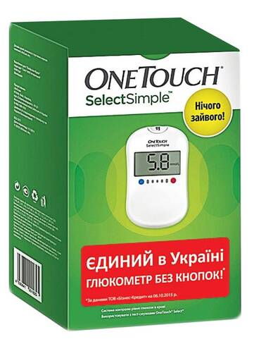 OneTouch Select Simple Глюкометр 1 шт loading=