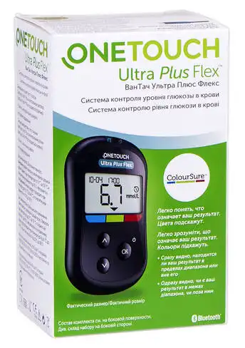 OneTouch Ultra Plus Flex Глюкометр 1 шт