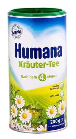 Humana Чай травяний збір з ромашкою з 4 місяців 200 г 1 банка