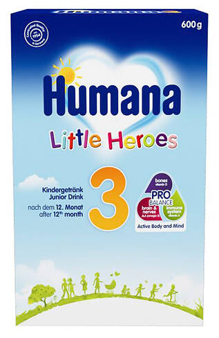 Humana 3 Молочна суміш від 10 місяців 600 г 1 коробка