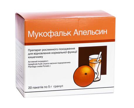Мукофальк Апельсин гранули 5 г 20 шт