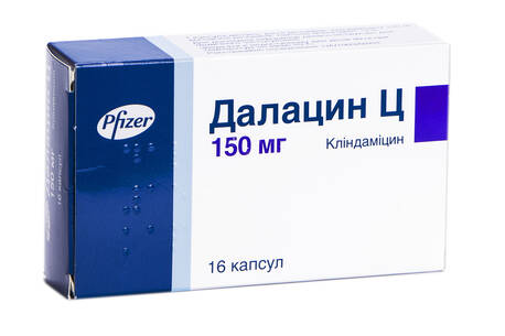 Далацин Ц капсули 150 мг 16 шт