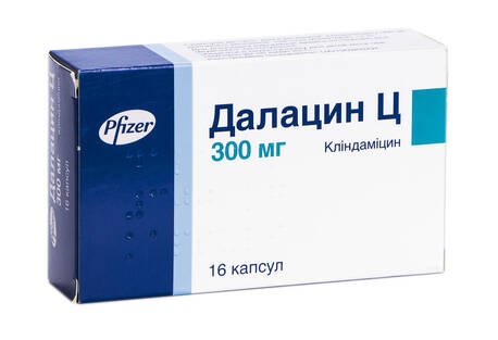 Далацин Ц капсули 300 мг 16 шт