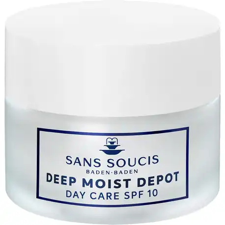 Sans Soucis Deep Moist Depot Крем для обличчя денний для нормальної сухої шкіри з SPF10 50 мл 1 шт