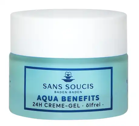 Sans Soucis Aqua Benefits Крем-гель 24-години зволоження для нормальної, комбінованої шкіри 50 мл 1 банка