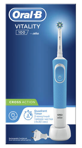 Oral-B Braun Vitality D100 PRO Cross Action Зубна щітка електрична 1 шт loading=