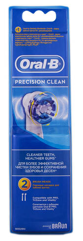 Oral-B Змінна насадка для електричної зубної щітки Precision Clean 2 шт