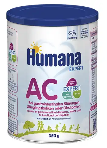 Humana АнтиКолік Молочна суміш від народження 350 г 1 коробка