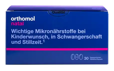 Orthomol Natal комплекс для мами та малюка капсули 30 днів 1 комплект