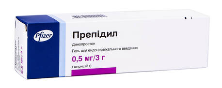 Препідил гель для ендоцервікального введення 0,5 мг/3 г  3 г 1 шприц loading=