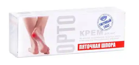 Тигрове Око Орто п`яточна шпора крем для ніг 75 мл 1 туба