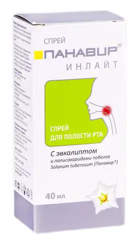 Панавір Інлайт з евкаліптом спрей для ротової порожнини 40 мл 1 флакон