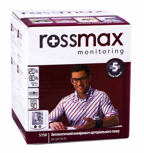 Rossmax S 150 Тонометр автоматичний на зап'ястя 1 шт loading=