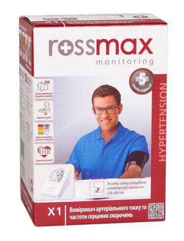 Rossmax X1 Тонометр автоматичний 1 шт